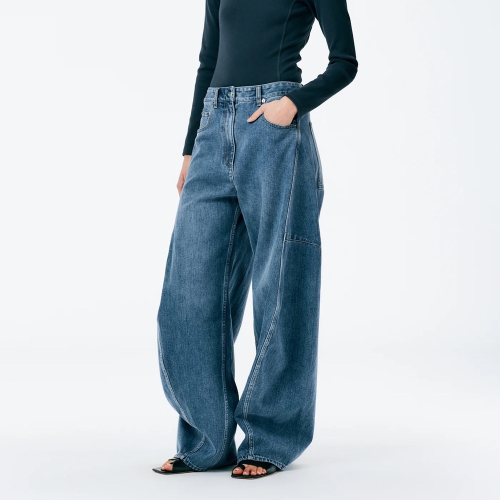 Tibi Classic Wash Sid Jeans, reg length